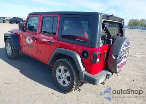 2021 Jeep Wrangler Unlimited Sport Rhd 4X4 from USA, damaged, VIN 1C4HJXKN1MW660472